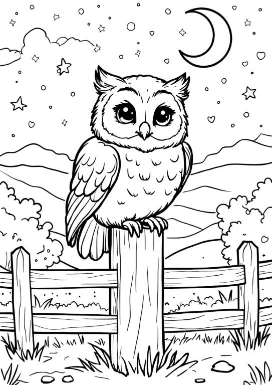 Moonlit Owl