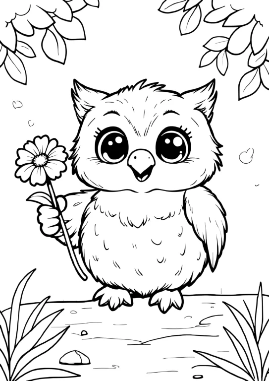 Flower Owl