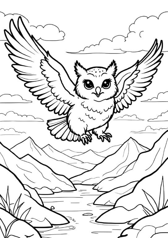 Mountain Flight Owl