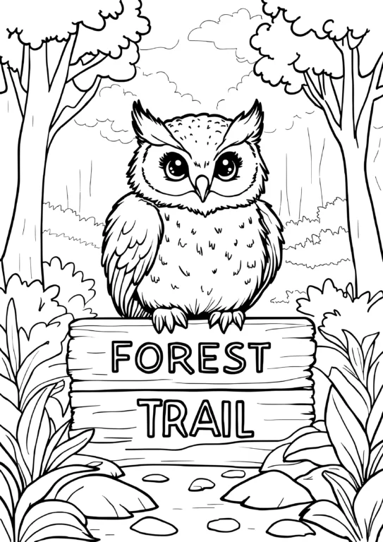 Forest Trail Owl