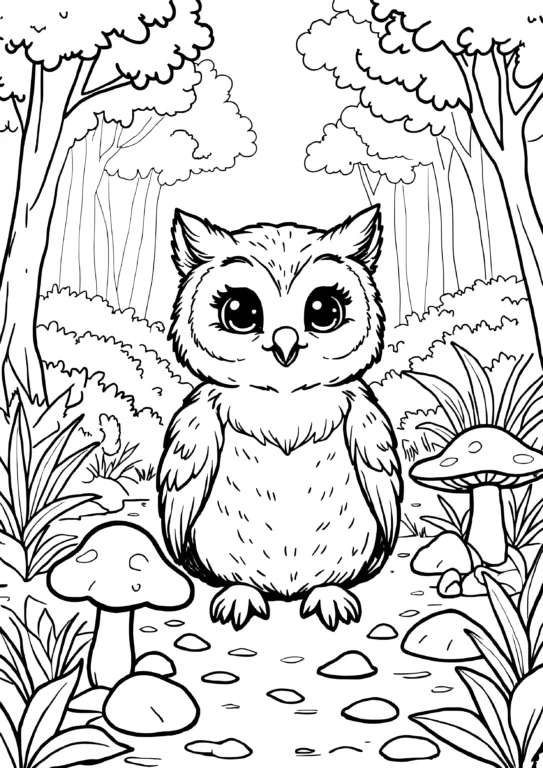 Forest Floor Owl