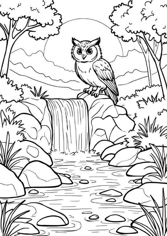 Waterfall Owl