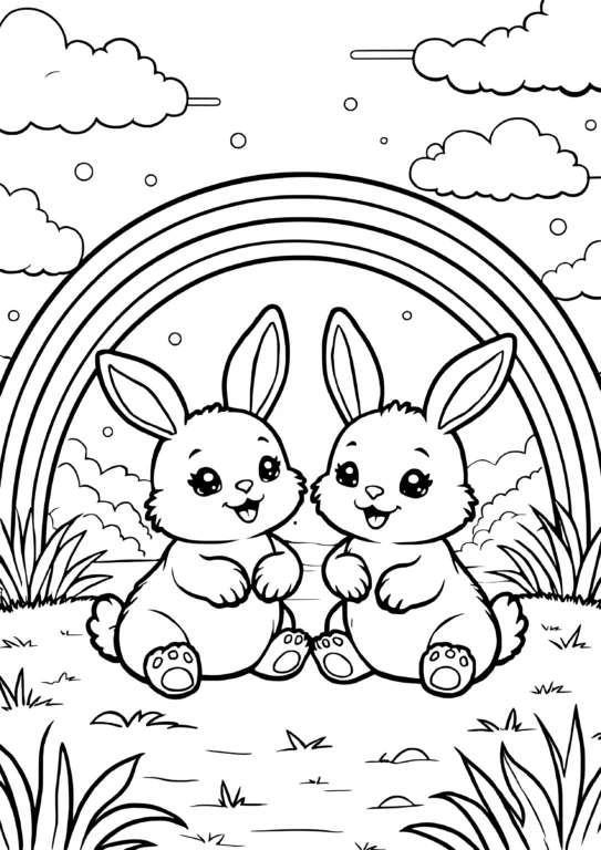 Rainbow Rabbits
