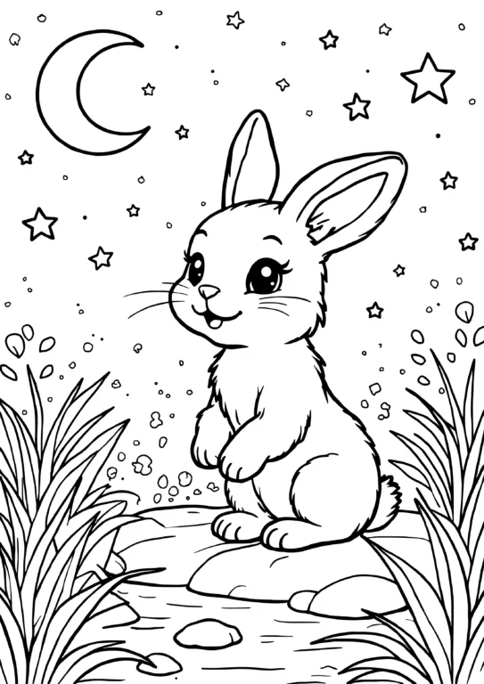Dreamy Night Bunny