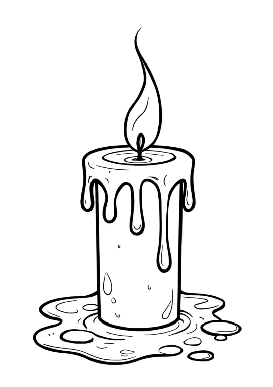 Simple Christmas Candle