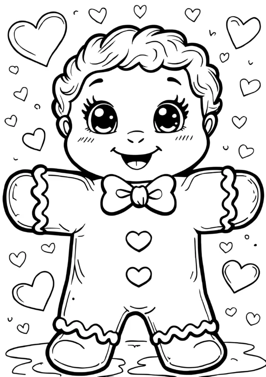 Gingerbread Heart Figure