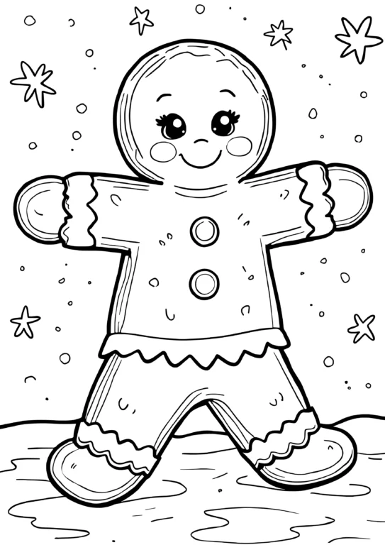 Gingerbread Snowflake