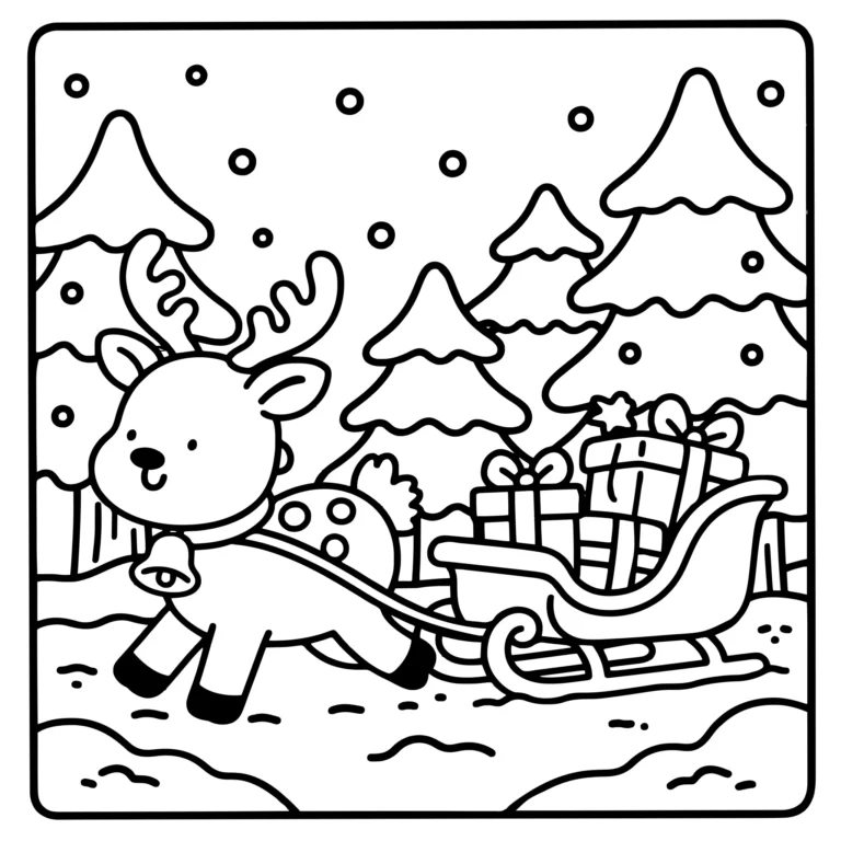 Reindeer Gift Sleigh