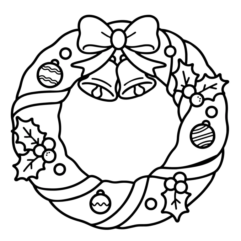 Festive Holiday Wreath