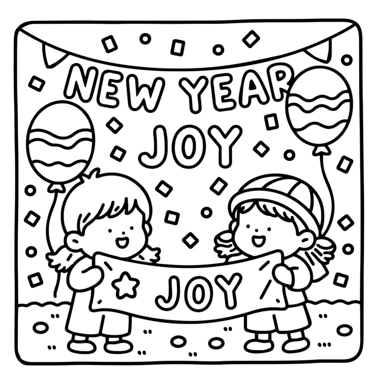 New Year Joy Banner