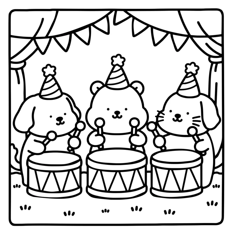 Animal New Year Drums