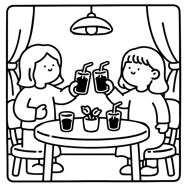 New Year Friends Toast