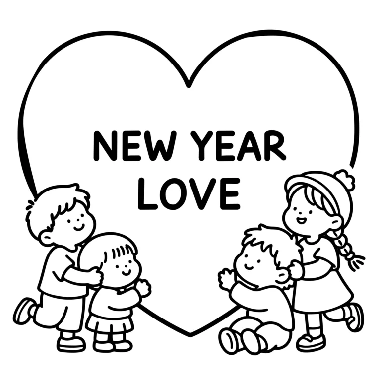 New Year Love Sign