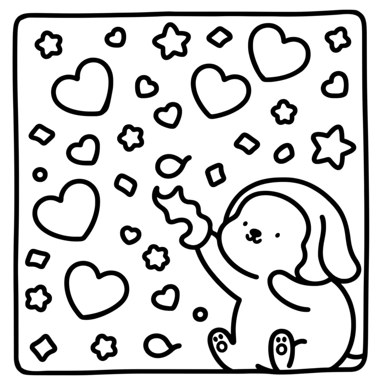 Heart and Star Confetti Toss