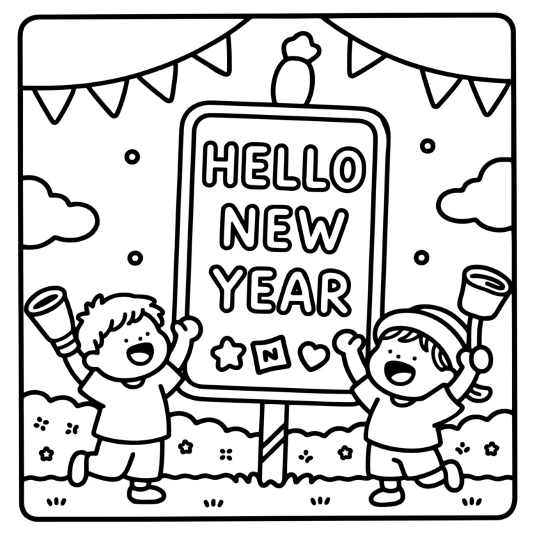 Hello New Year Celebration