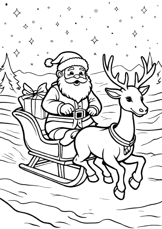Sleigh and Reindeer