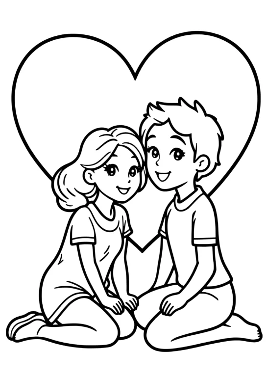 Valentine Couple Heart