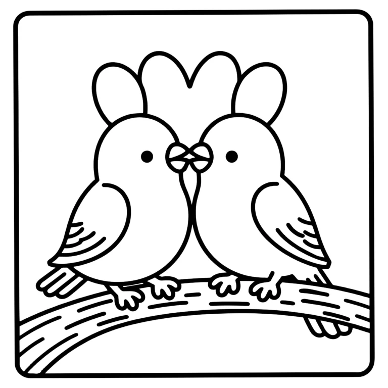 Bordered Love Birds