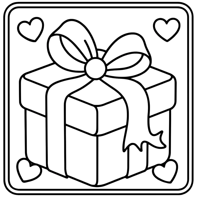 Bordered Valentine Gift