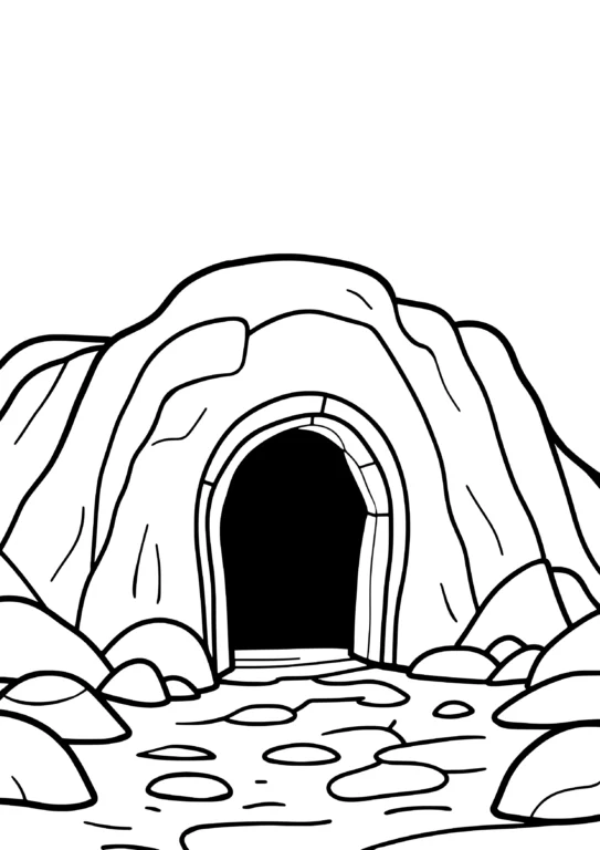 Fantasy Fortress Coloring Page